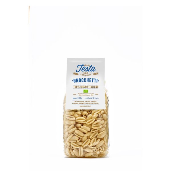 Pasta secca gnocchetti biologici con grano duro 100% italiano