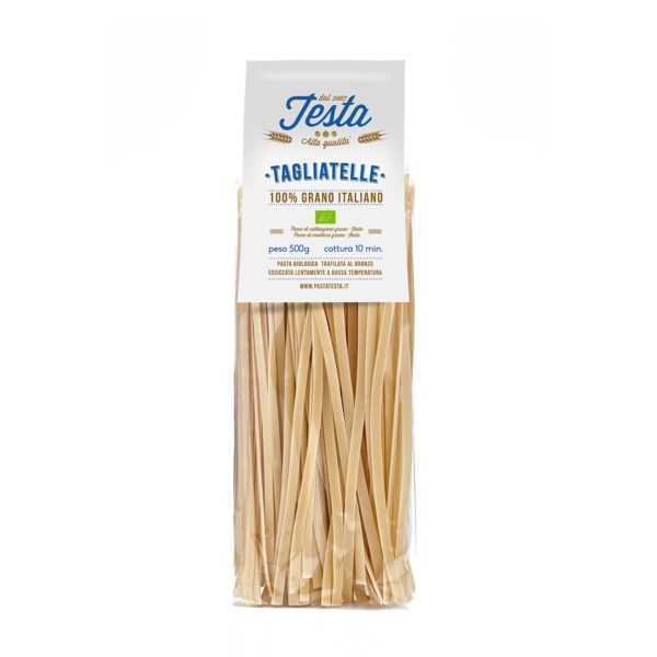 Tagliatelle bio con grano duro 100% italiano