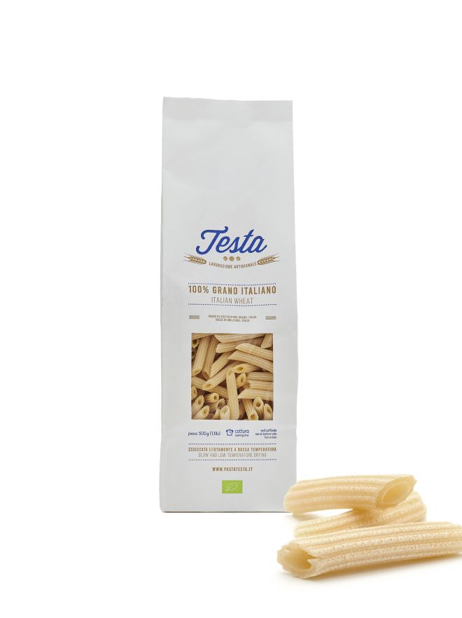 penne rigate bio grano italiano pastatesta comp
